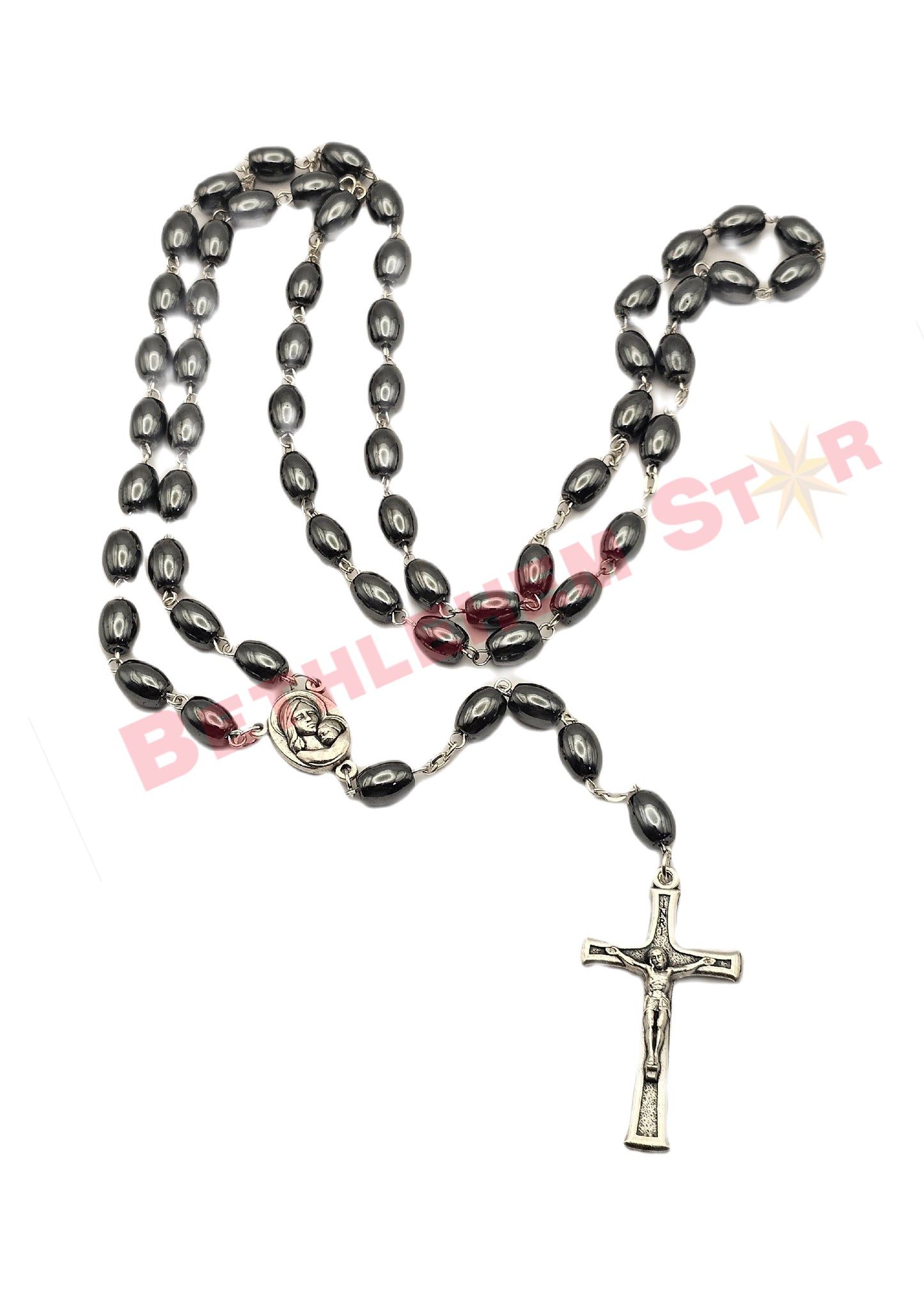 hematite necklace rosary