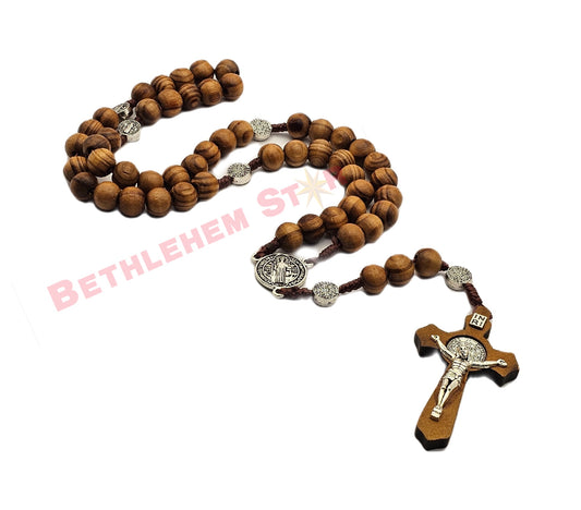 olive wood necklace rosary