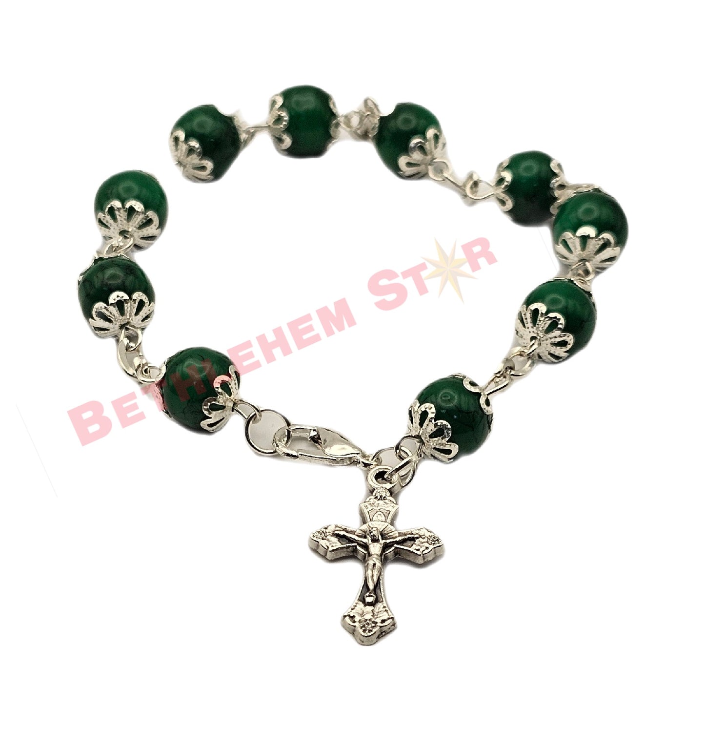 Cup Bracelet Rosary Made in the Holy Lands