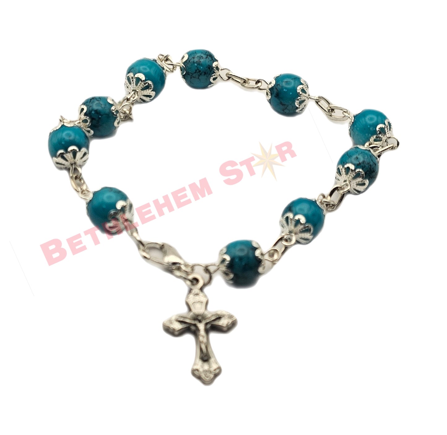 Cup Bracelet Rosary Made in the Holy Lands