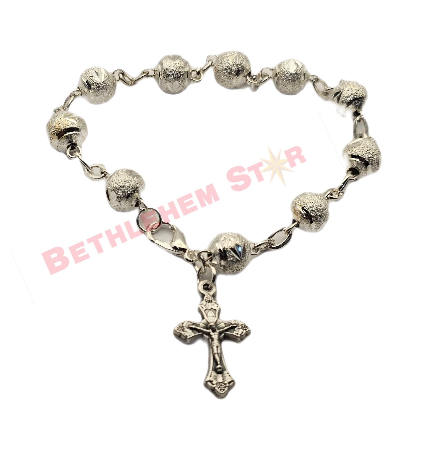 Cup Bracelet Rosary Made in the Holy Lands