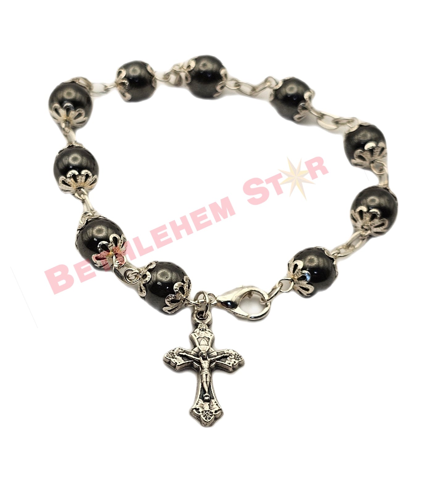 Cup Bracelet Rosary Made in the Holy Lands