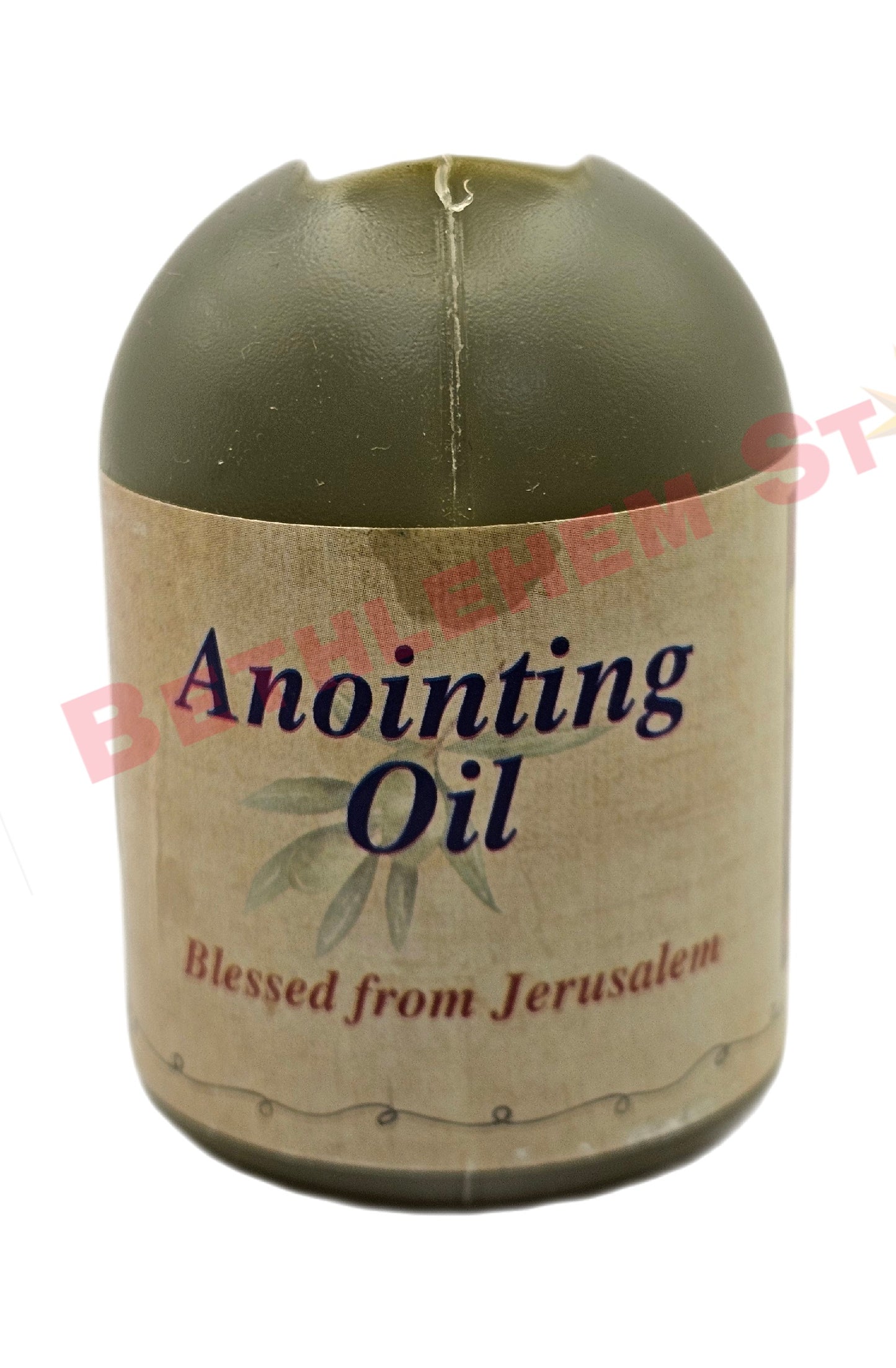 Anointing Olive Oil Bottle bless from Jerusalem