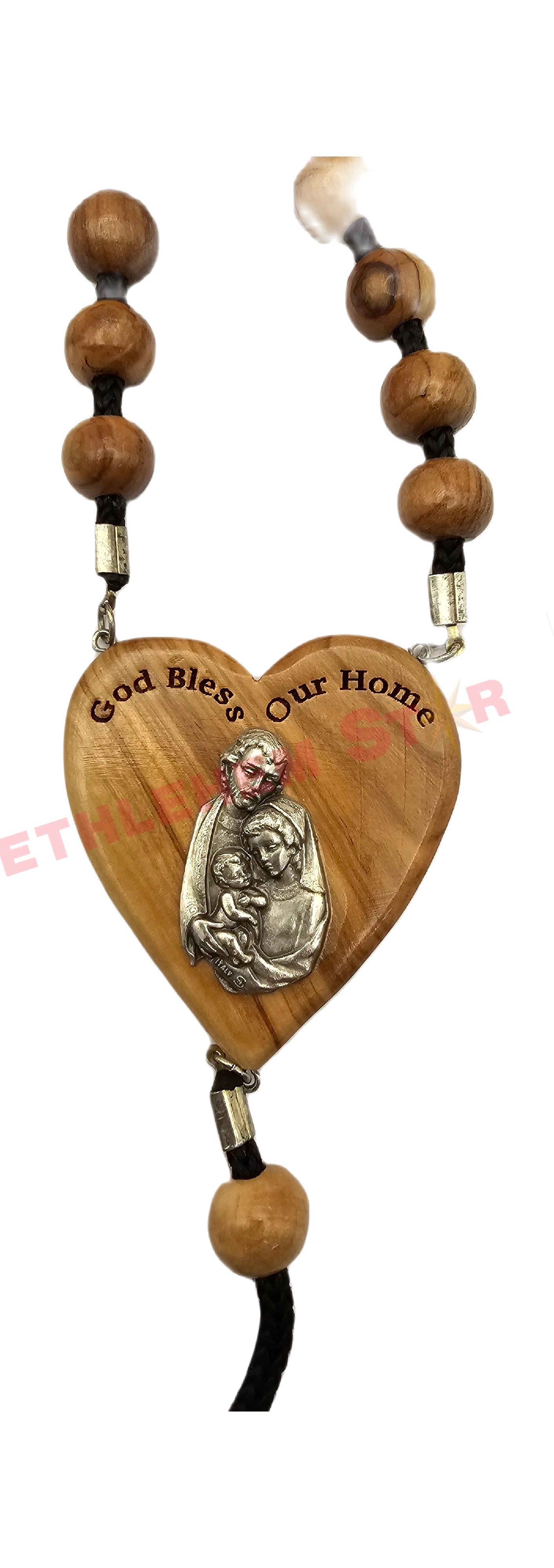 olive wood rosary from the holy lands