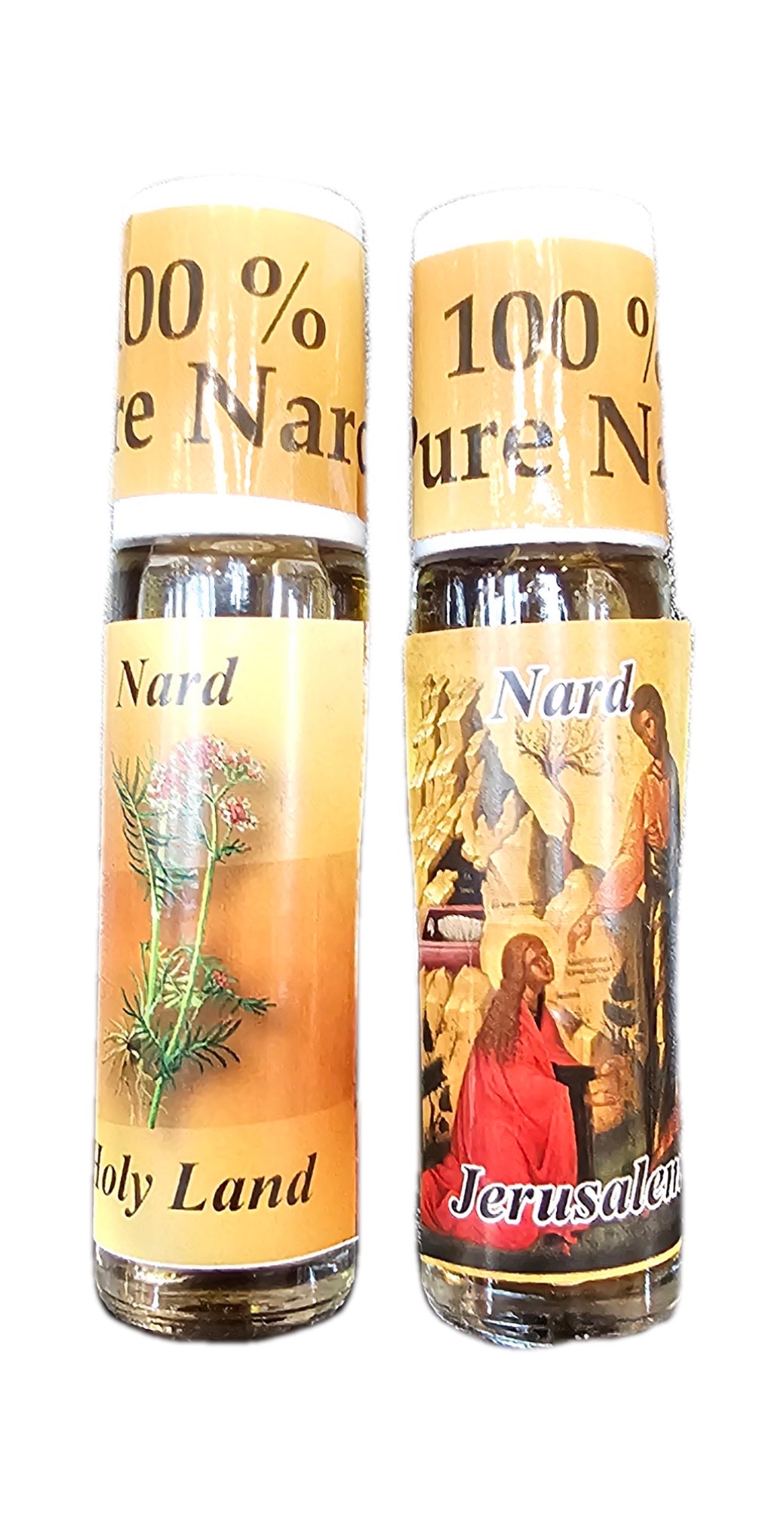 2 PCS Pure Nard Oil with Olive Leaf From The Holy Land Jerusalem Blessing ORIGINAL